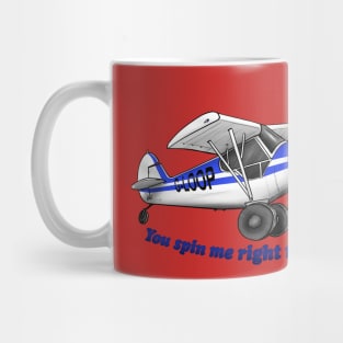 Piper SuperCub Hand Drawn Art Mug